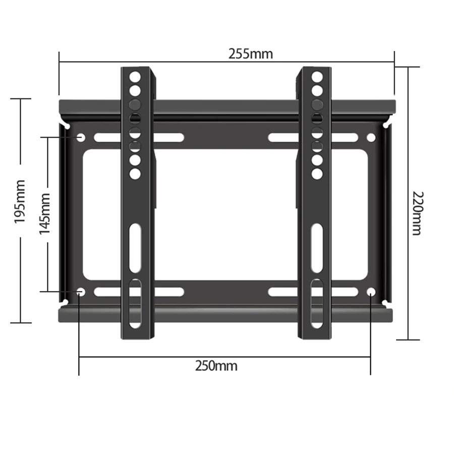 Soporte de pared para televisores de 14 a 42 pulgadas, versi&oacute;n dom&eacute;stica, puede pesar 20 kg, soporte de TV para montaje en pared, viene con tornillos
